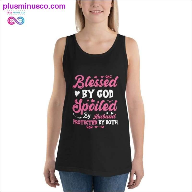 Proud Wife Shirt, Blessed By God Spoiled By My Husband - plusminusco.com