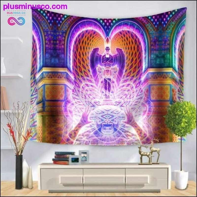 Psihodelična tapiserija, viseći poliesterski tanki kauč - plusminusco.com