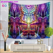 Psychedelic Tapestry Wall Hanging Polyester Thin Couch - plusminusco.com