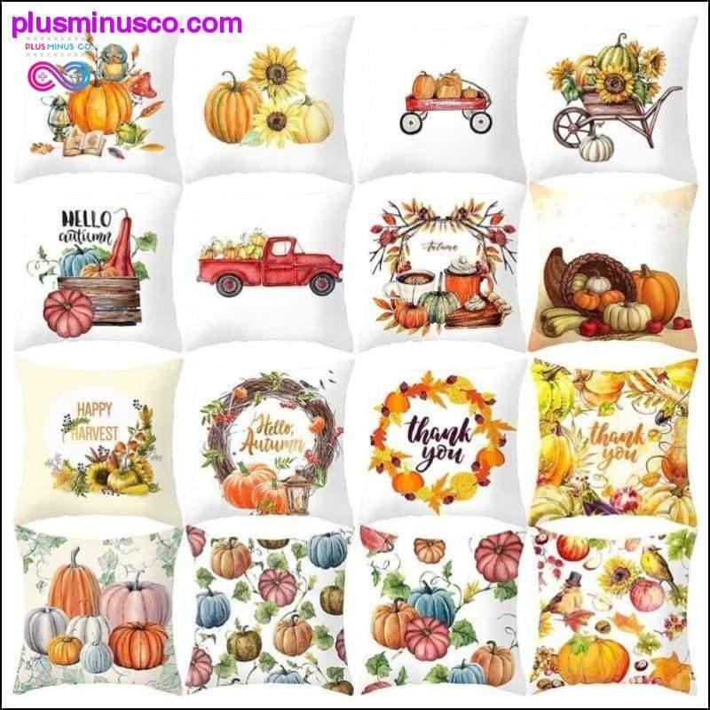 Pumpkin tyynynpäällinen tyynyliina Home Decor Fall - plusminusco.com