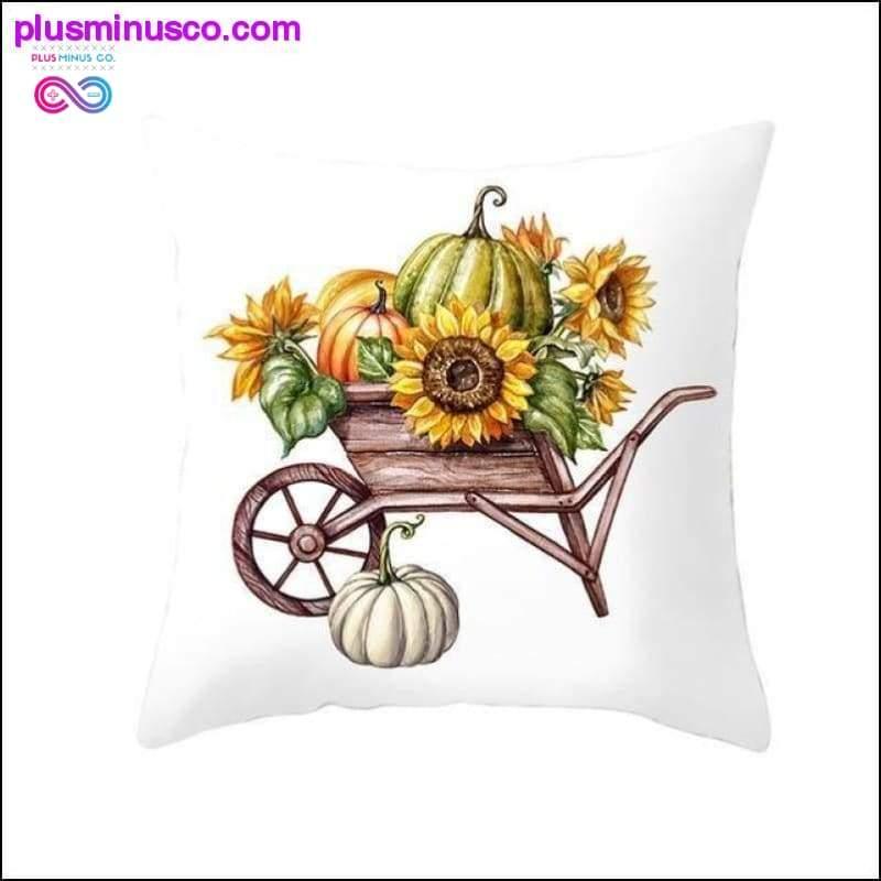 Чехол на подушку с тыквой, чехол для подушки, домашний декор, осень - plusminusco.com