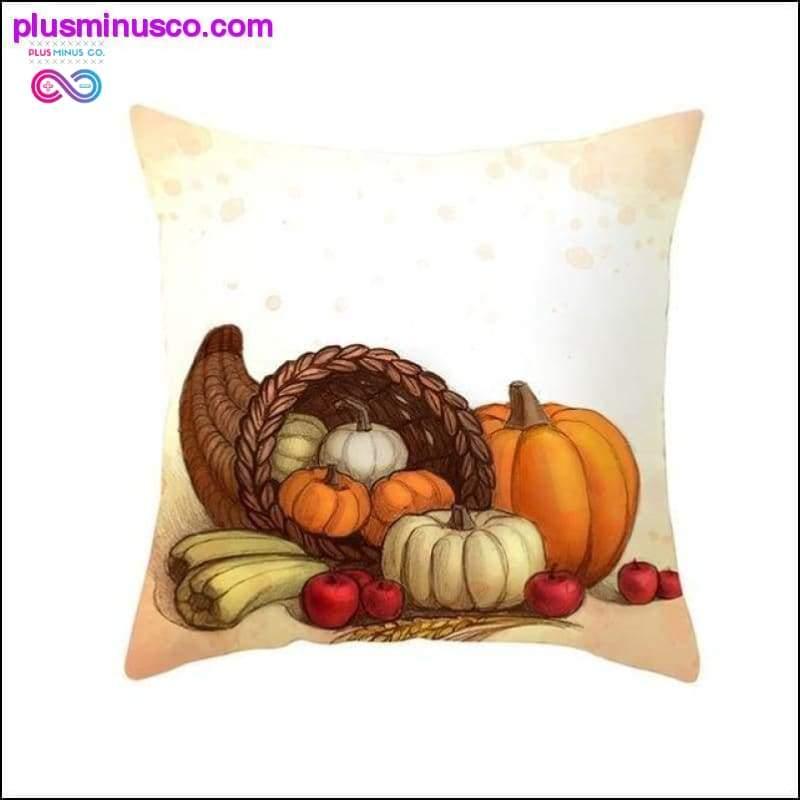 Чехол на подушку с тыквой, чехол для подушки, домашний декор, осень - plusminusco.com