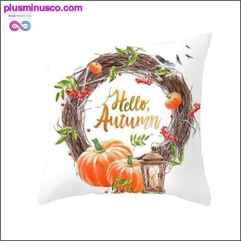 Pumpkin Cushion Cover throw Pillows Case Home Decor Fall - plusminusco.com