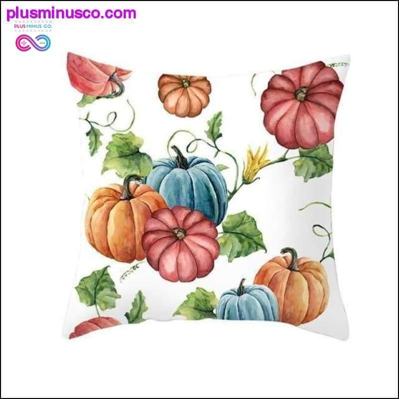 غطاء وسادة على شكل يقطين غطاء وسائد لديكور المنزل الخريف - plusminusco.com