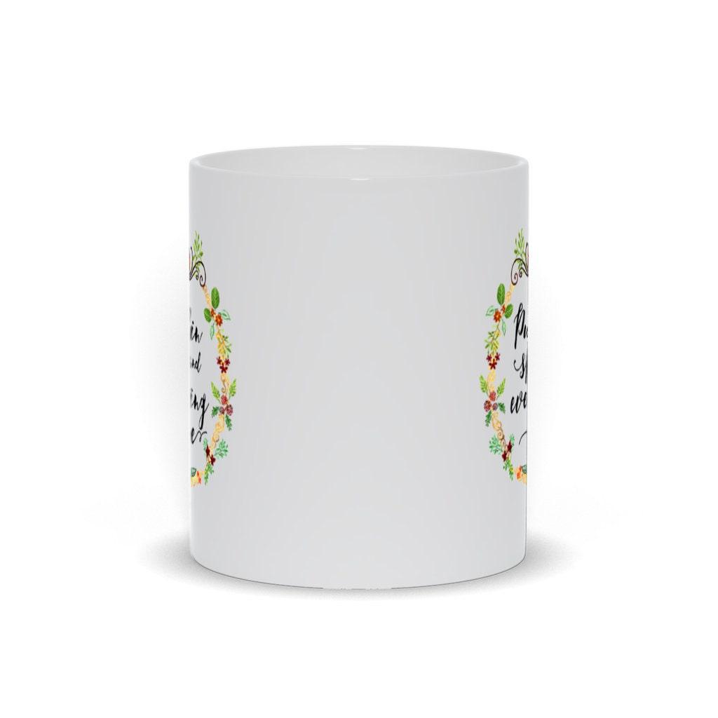 Pumpkin Spice And Everything Nice Mugs Thankful Mug,Turkey Mug,Grateful Gift, Thanksgiving Dinner, - plusminusco.com