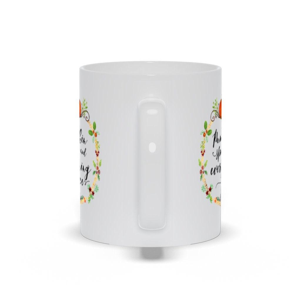 Pumpkin Spice And Everything Nice Mugs Thankful Mug,Turkey Mug,Grateful Gift, Thanksgiving Dinner, - plusminusco.com