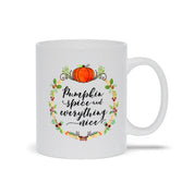 Pumpkin Spice And Everything Nice Mugs Thankful Mug,Turkey Mug,Grateful Gift, Thanksgiving Dinner, - plusminusco.com