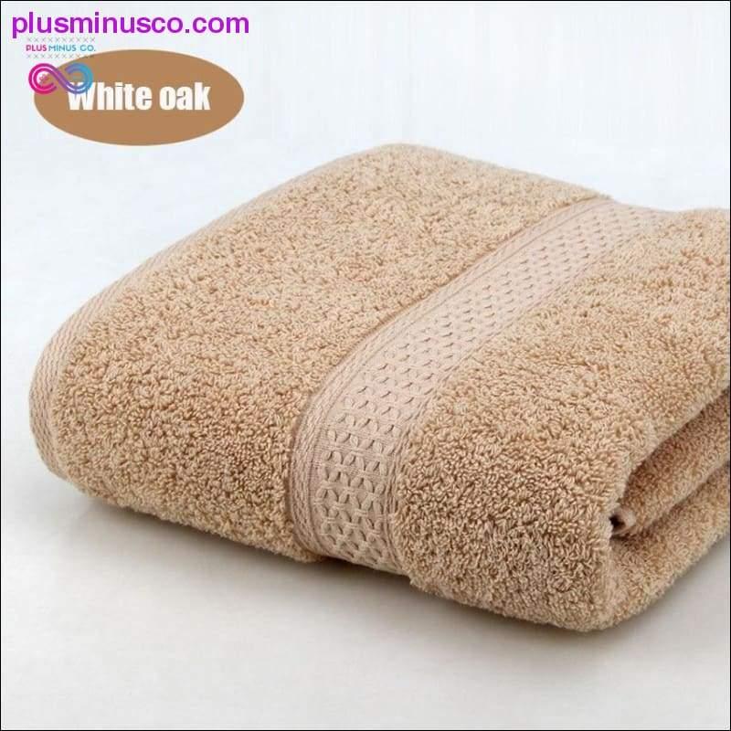 Grande serviette de bain super absorbante en pur coton - plusminusco.com
