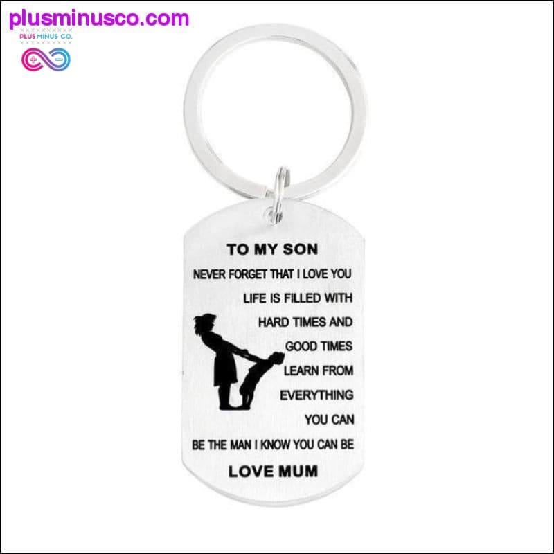 QIHE JEWELRY Personalizēts atslēgu piekariņš ar suņa birku "Tu esi - plusminusco.com