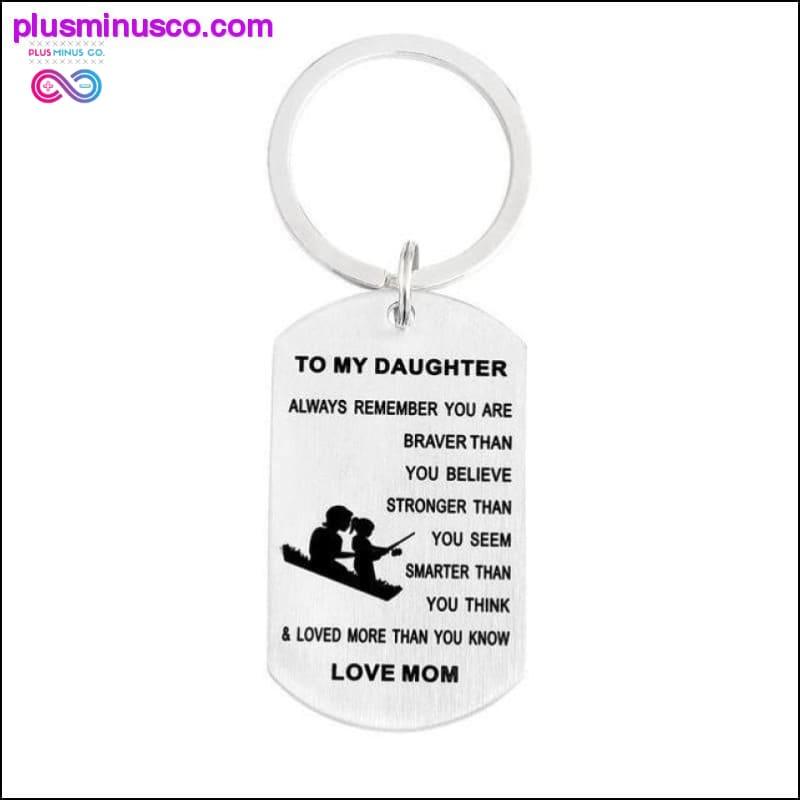 QIHE JEWELRY Personalized keychain with dog tag "You are - plusminusco.com