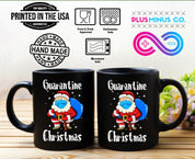 Quarantine Christmas Black Mugs - plusminusco.com