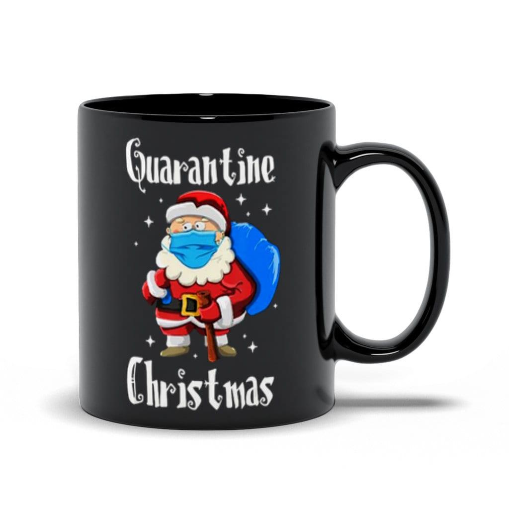 Quarantine Christmas Black Mugs - plusminusco.com