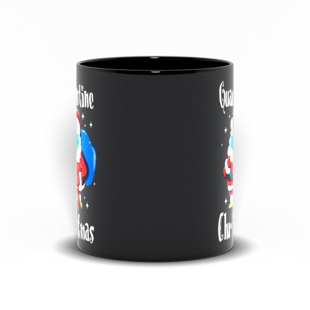 Quarantine Christmas Black Mugs - plusminusco.com
