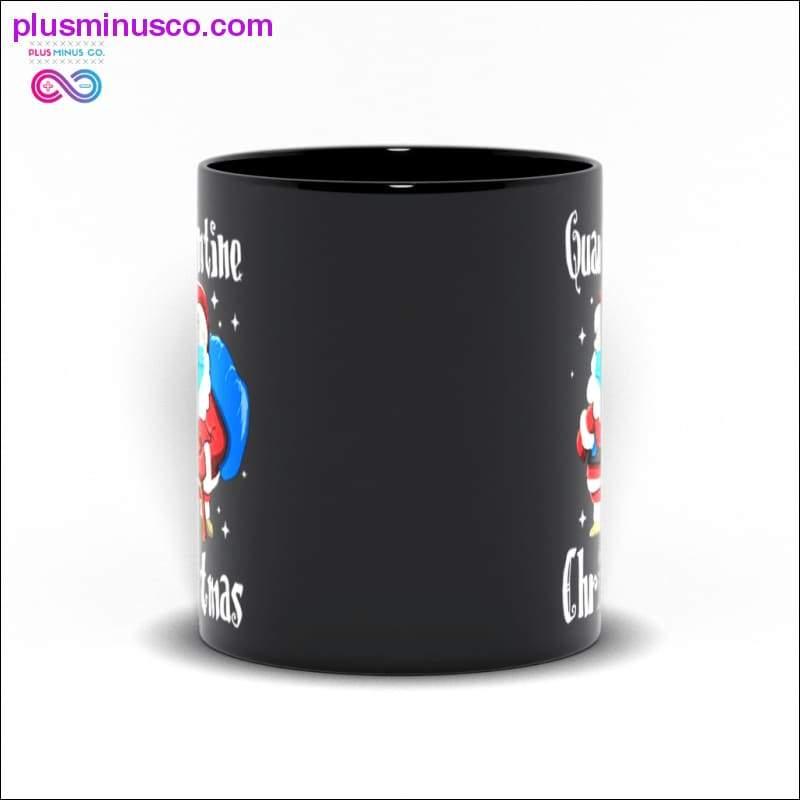 Quarantine Christmas Black Mugs - plusminusco.com