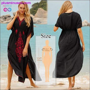 Quick-drying Kaftan Beach Cover up Pareos de Playa Mujer - plusminusco.com