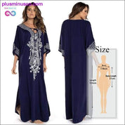 Quick-drying Kaftan Beach Cover up Pareos de Playa Mujer - plusminusco.com
