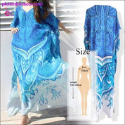 Quick-drying Kaftan Beach Cover up Pareos de Playa Mujer - plusminusco.com