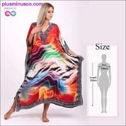 Quick-drying Kaftan Beach Cover up Pareos de Playa Mujer - plusminusco.com