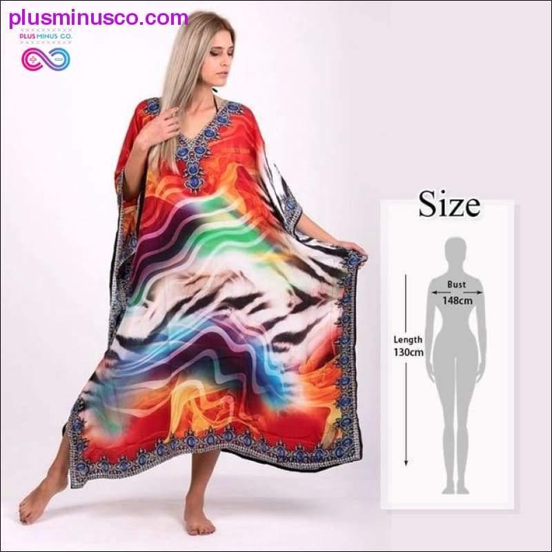 Quick-drying Kaftan Beach Cover up Pareos de Playa Mujer - plusminusco.com