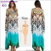 Quick-drying Kaftan Beach Cover up Pareos de Playa Mujer - plusminusco.com