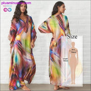 Quick-drying Kaftan Beach Cover up Pareos de Playa Mujer - plusminusco.com