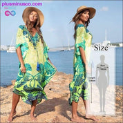 Quick-drying Kaftan Beach Cover up Pareos de Playa Mujer - plusminusco.com