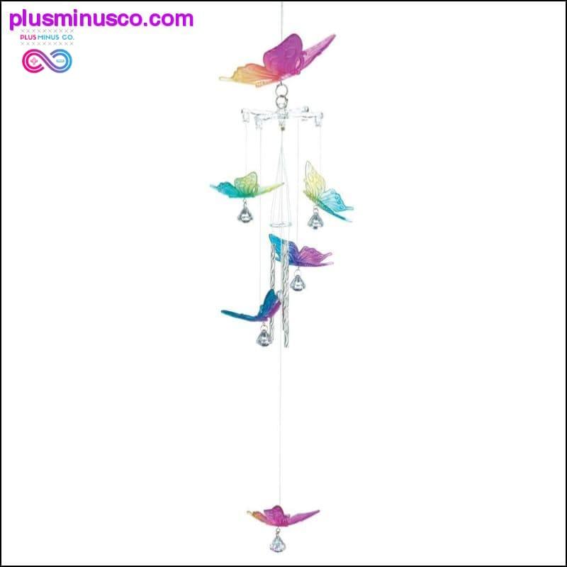 Rainbow Butterfly Windchime ll PlusMinusco.com - plusminusco.com