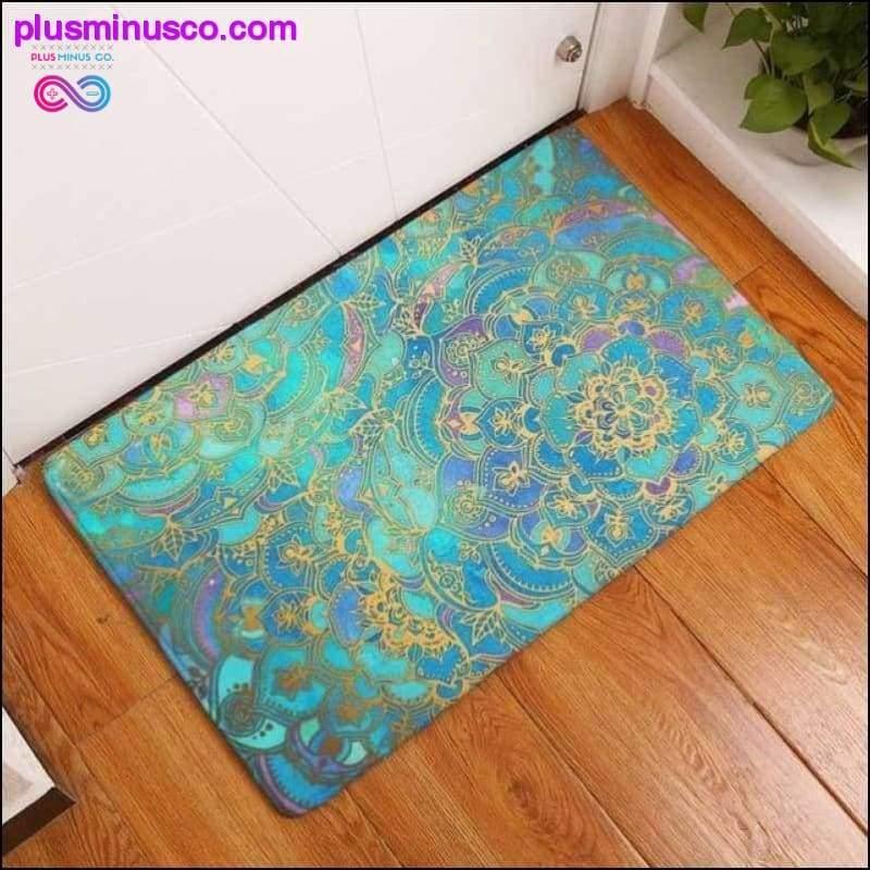 Dywany z mandalą w kolorze tęczy - plusminusco.com