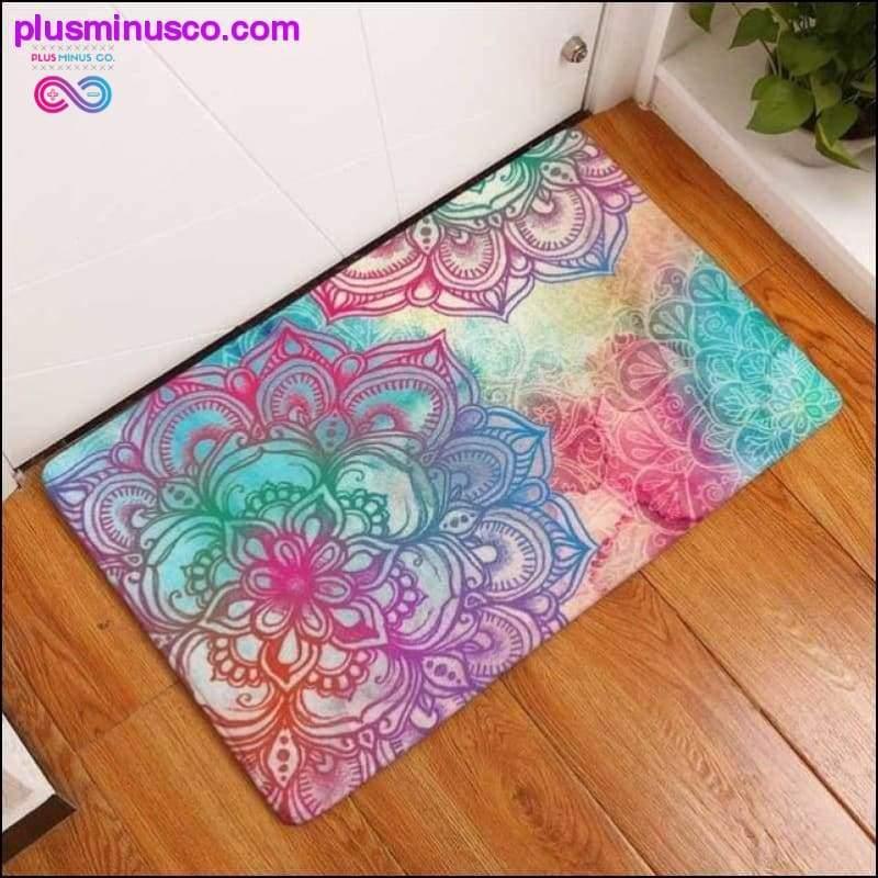 Rainbow Color Mandala Rugs - plusminusco.com