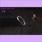 مجوهرات فضية حقيقية S 999 للنساء منقوشة يدويًا - plusminusco.com