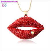 Zlatý retiazkový náhrdelník s červenými horiacimi perami - plusminusco.com