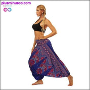 Pantalones de Yoga florales galaxia roja - plusminusco.com