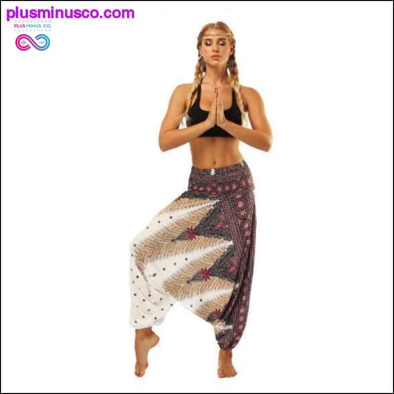 Pantalon de yoga floral galaxie rouge - plusminusco.com