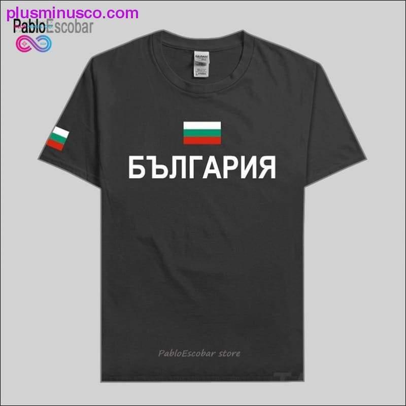 République de Bulgarie T-shirt pour hommes bulgares, maillot de mode - plusminusco.com