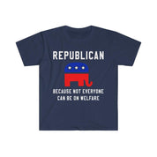 Respublikonų, nes ne visi gali būti ant gerovės marškinėlių, „Pro Trump“ politinių konservatorių marškinėlių, juokingų konservatorių unisex marškinėlių – plusminusco.com