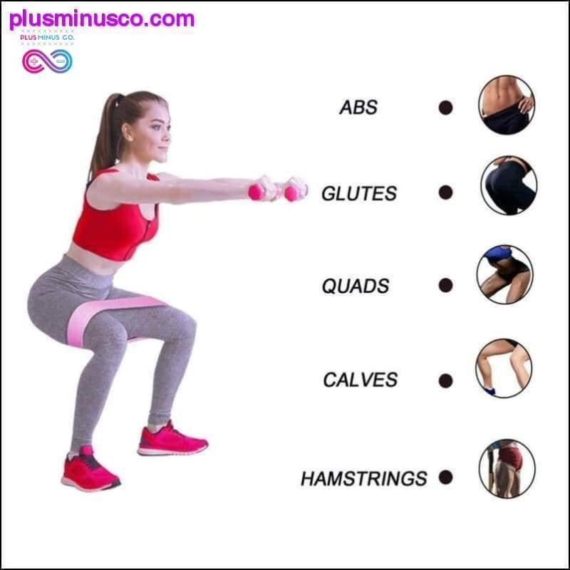 Resistance Bands 3-Piece Set Fitness Rubber Bands Expander - plusminusco.com