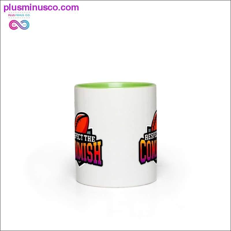 Respect the Commish Accent Mugs - plusminusco.com