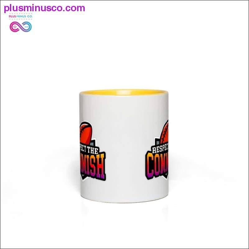 Respect the Commish Accent Mugs - plusminusco.com