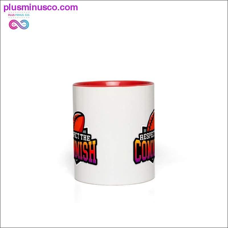 Respect the Commish Accent Mugs - plusminusco.com