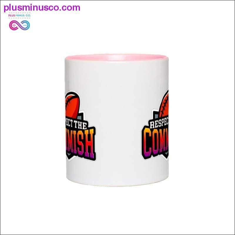 Respect the Commish Accent Mugs - plusminusco.com