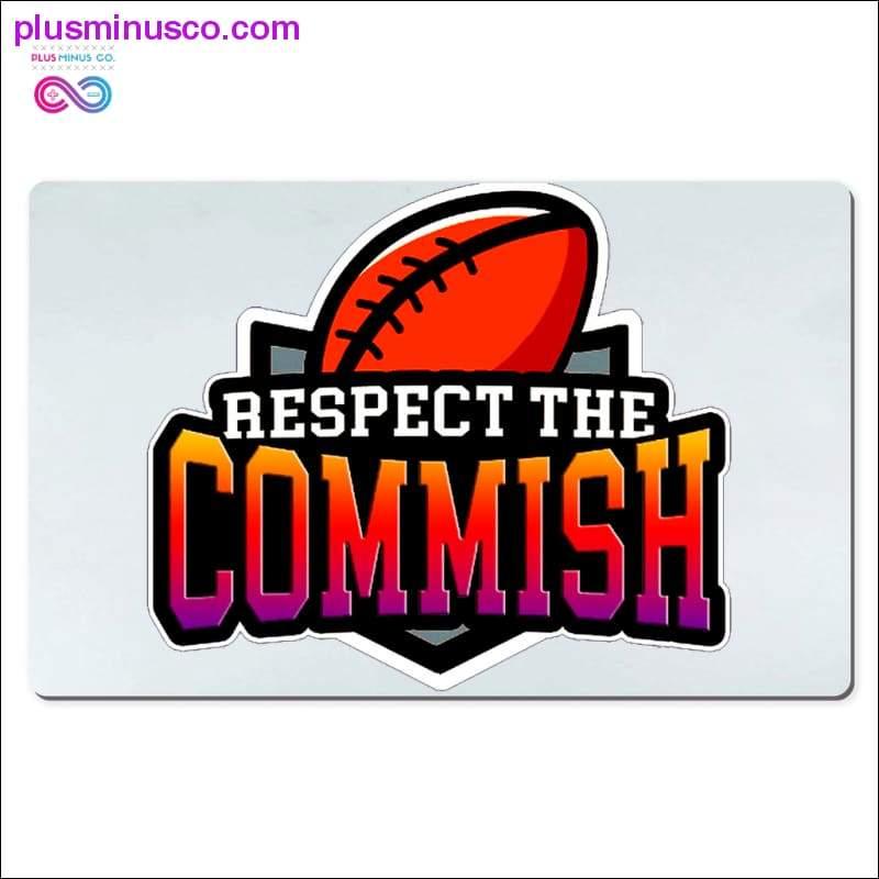 Respect the Commish Desk Mats - plusminusco.com