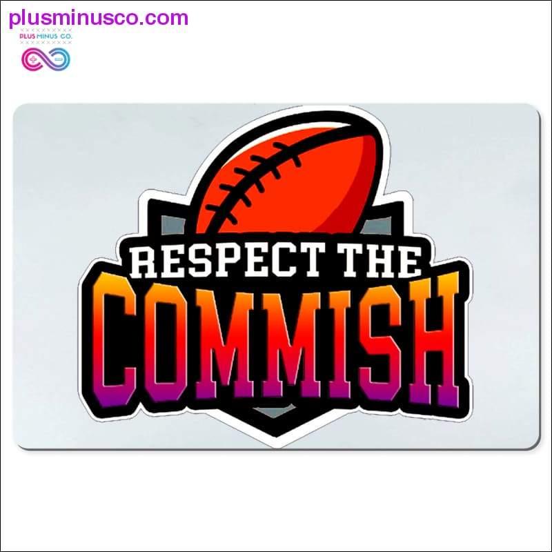 Respect the Commish Desk Mats - plusminusco.com
