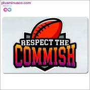 Respect the Commish Desk Mats - plusminusco.com