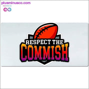 Respect the Commish Desk Mats - plusminusco.com
