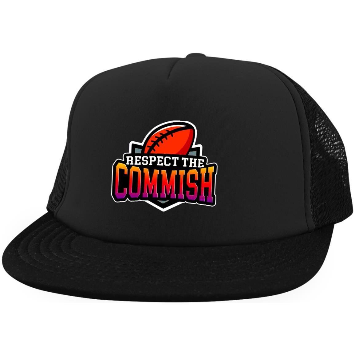 Respect the Commish Fantasy Football Hat with Snapback - plusminusco.com