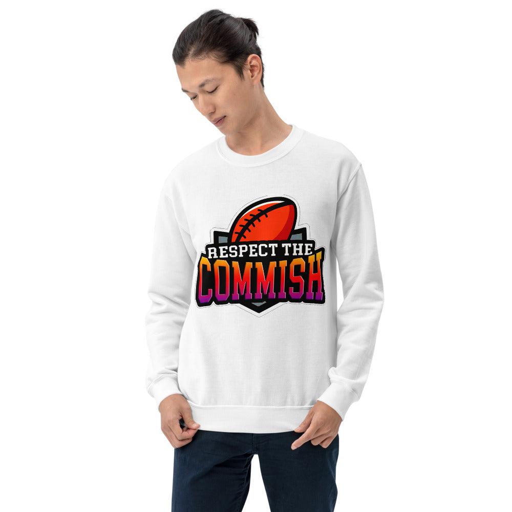 Respect the Commish Unisex|| Fantasy Football Commissioner || NFL Football  Commissioner Unisex Sweatshirt - plusminusco.com