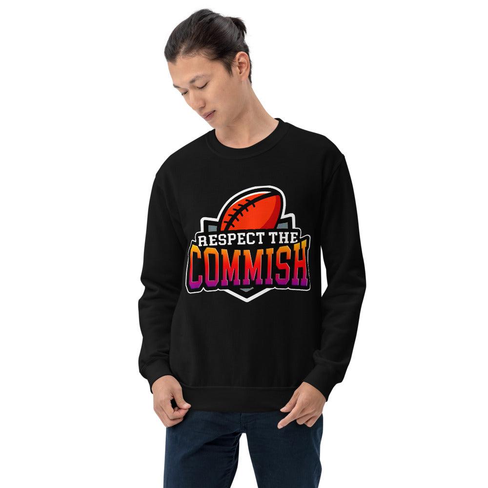 Respect the Commish Unisex|| Fantasy Football Commissioner || NFL Football  Commissioner Unisex Sweatshirt - plusminusco.com