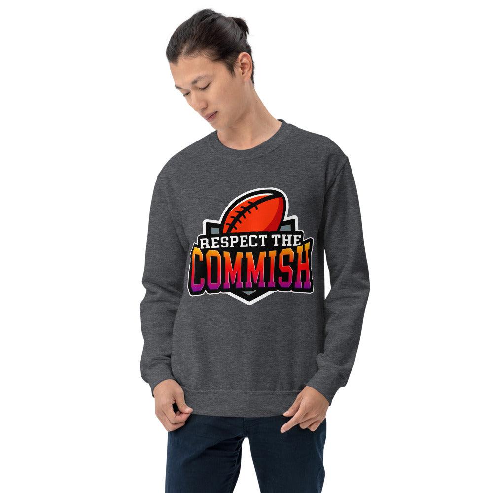 Respect the Commish Unisex|| Fantasy Football Commissioner || NFL Football  Commissioner Unisex Sweatshirt - plusminusco.com