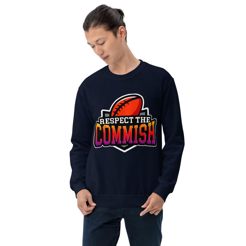 Respect the Commish Unisex|| Fantasy Football Commissioner || NFL Football  Commissioner Unisex Sweatshirt - plusminusco.com