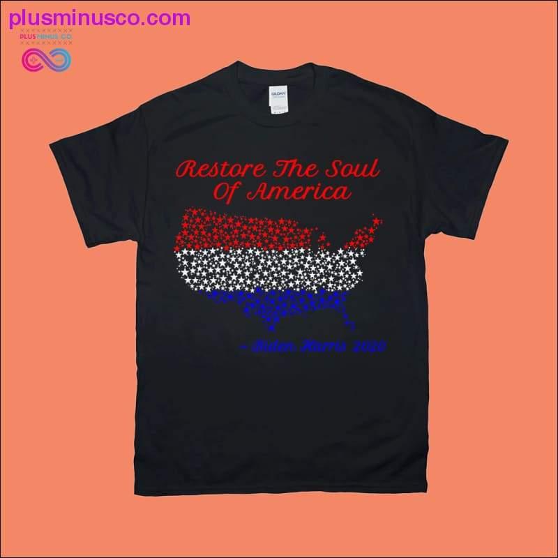 T-shirts Restaurer l'âme de l'Amérique - plusminusco.com